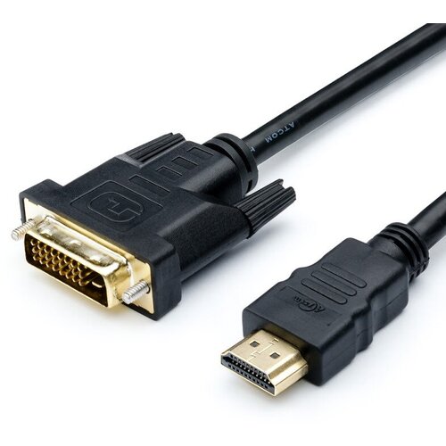 Кабель HDMI - DVI Atcom AT3810 HDMI-DVI Cable 3.0m кабель dvi dvi 1 8м atcom at8057