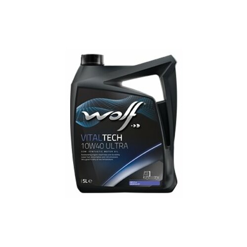 Полусинтетическое моторное масло Wolf Vitaltech 10W40 Ultra, 5 л