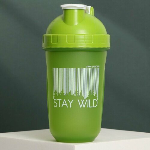 термокружка командор stay wild 450ml 4700741 Шейкер пластиковый Stay Wild, 500 мл (1шт.)