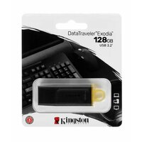 USB Flash накопитель 128GB Kingston DataTraveler Exodia (DTX/128GB) USB 3.0 Черный