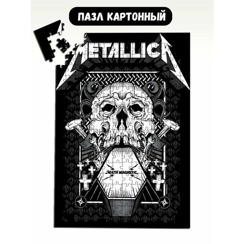 Пазл картонный 39,5х28 см музыка metallica - 18454 пазл картонный 29x20 см размер а4 120 деталей модель музыка metallica 1713