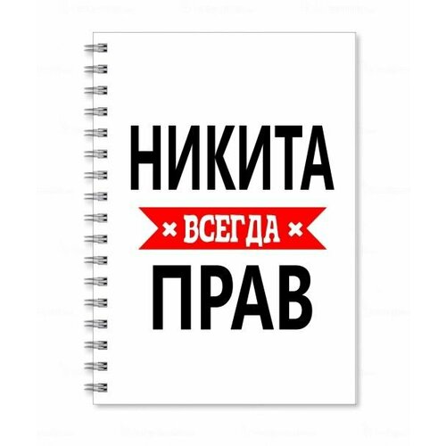 тетрадь migom принт а4 батя всегда прав Тетрадь MIGOM принт А4 Никита всегда прав