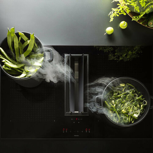 Варочная панель с вытяжкой FALMEC QUANTUM PRO 90 VETRO NERO 23500000₽