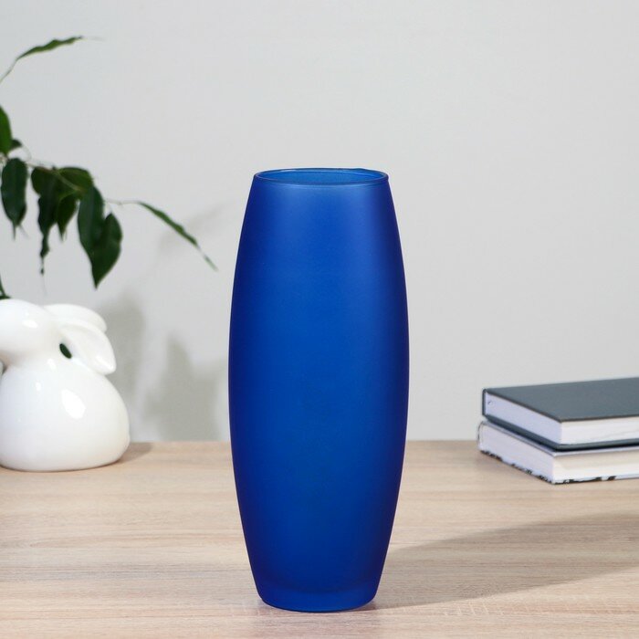 фото Ваза "Кобольт матовая " d-8см, 10,5х26см 9915484
