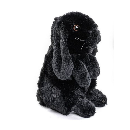 фото Мягкая игрушка leosco кролик черный 20 см j80032a