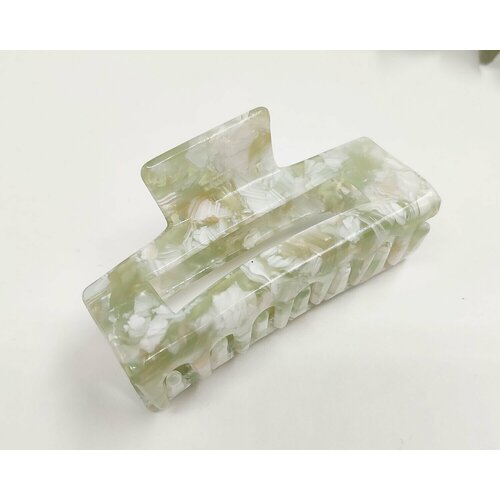 Заколка-краб Vel Vett 7,5 см пластик зеленый