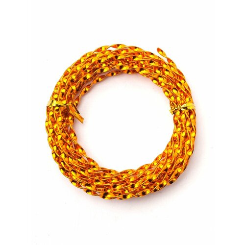 Проволока для плетения 3 мм, 5м, AWT-3, WW-art, 17 золотой