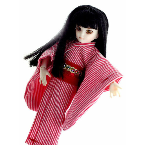 Dollmore Banji Outfit - Basic Kimono Red (Классическое красное кимоно для кукол Доллмор) футболка banji indian black xl