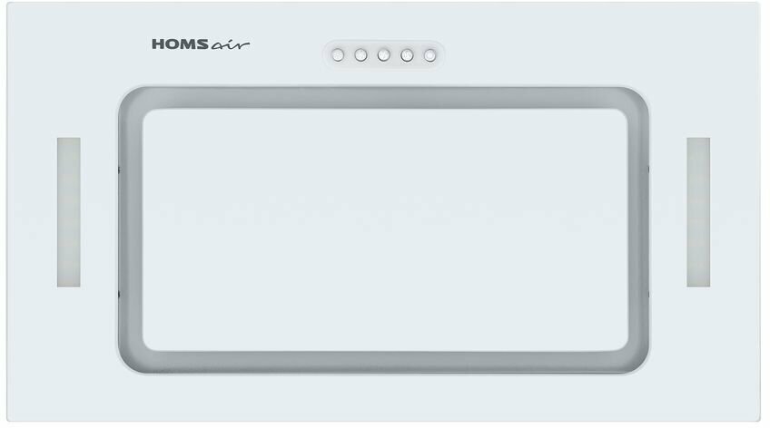 Вытяжка HOMSair CROСUS PUSH 52 Glass White - фотография № 5