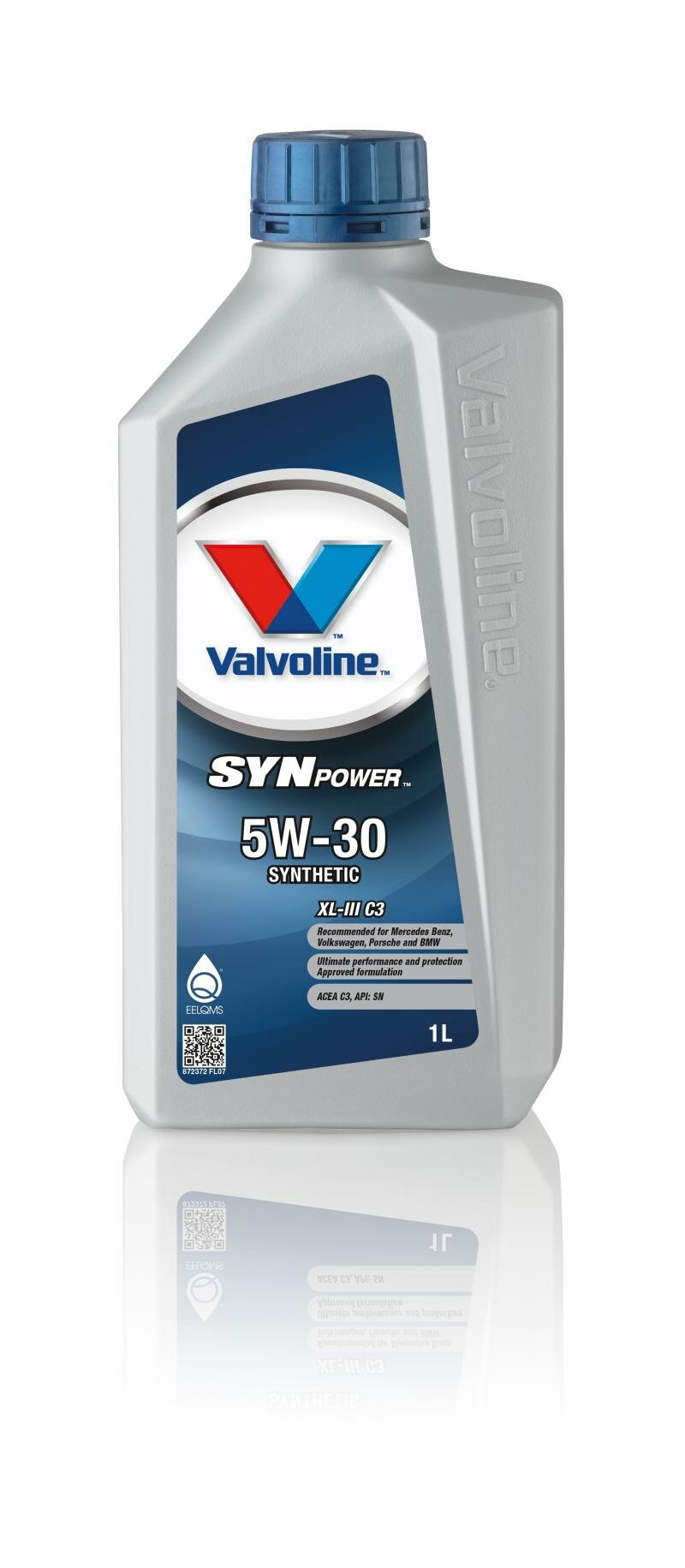 Масло моторное Valvoline SYNPOWER XL-III C3 5W30 1L (арт. 872372), VAL-5W30SPC3-1L
