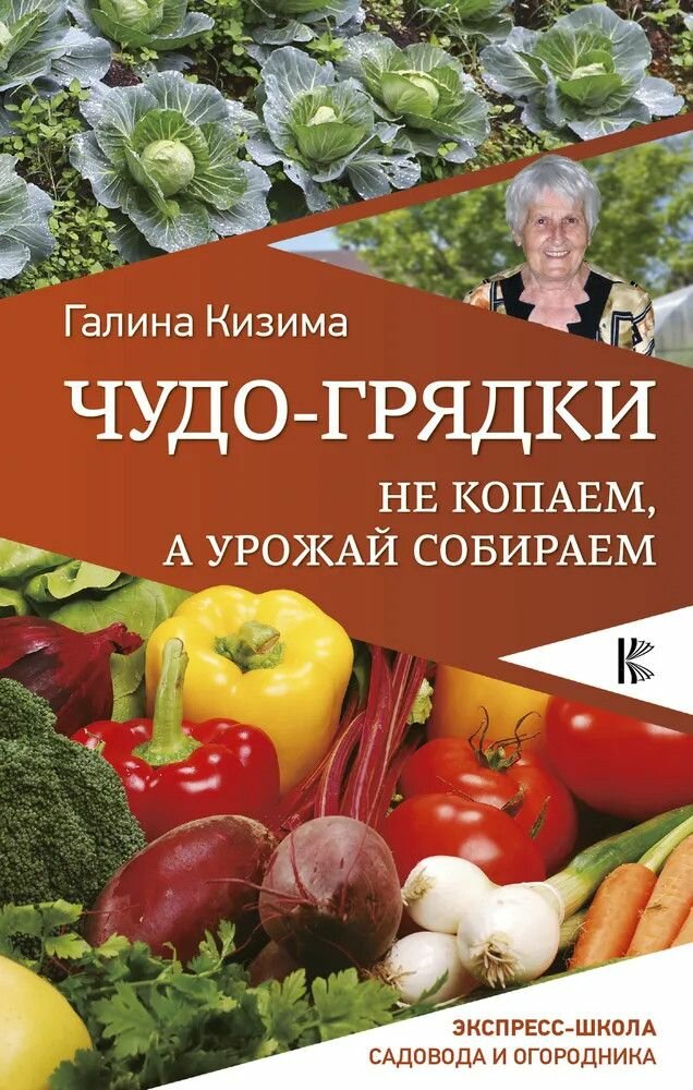 Книга: Чудо-грядки: не копаем, а урожай собираем / Галина Кизима