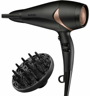 Фен BaByliss D566E, черный/бронза