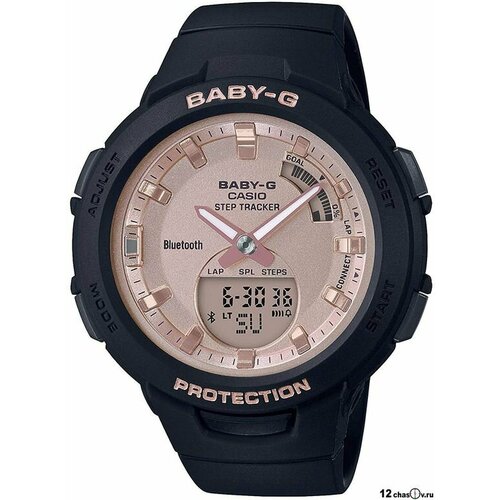 фото Наручные часы casio часы наручные (bsa-b100mf-1a), черный