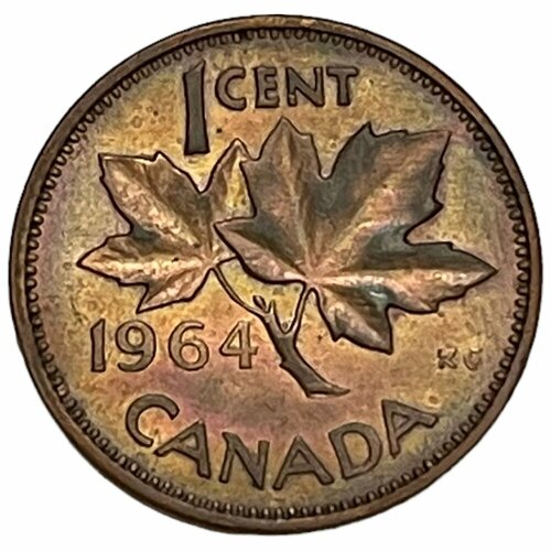 Канада 1 цент 1964 г. канада 1 цент 1964 г 2
