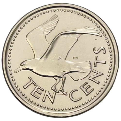 барбадос 10 центов альбатрос aunc Барбадос 10 центов 2008 г.