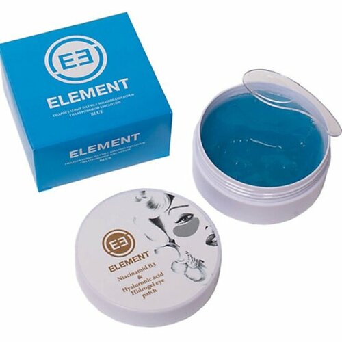 Гидрогелевые патчи ELEMENT COSMETIC Element с ниацинамидом и гиалуроновой кислотой, 60 шт