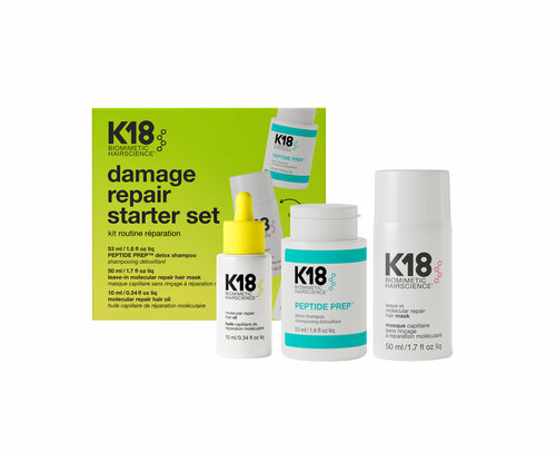 K18 Набор для восстановления поврежденных волос Hair Repair Starter Set