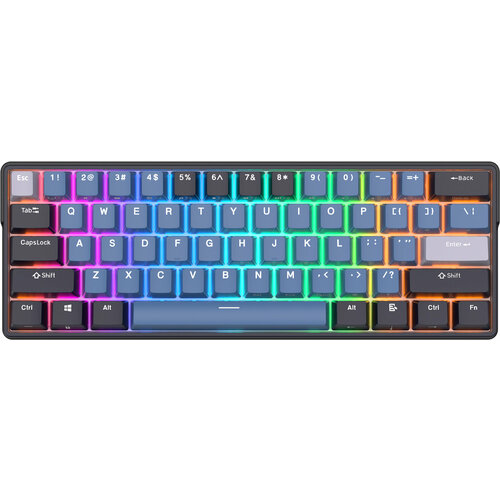 Клавиатура Royal Kludge Беспроводная клавиатура Royal Kludge RK61 Plus Black Cyan switch 669800₽