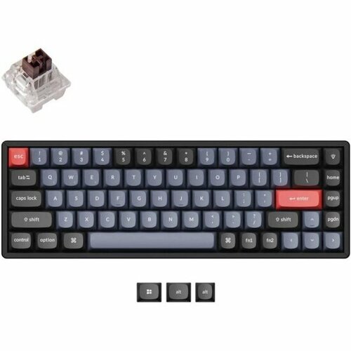 Клавиатура беспроводная Keychron K6 Pro K pro Brown Switch черный K6P-J3 1088000₽
