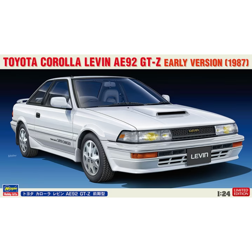 20596-Автомобиль TOYOTA COROLLA LEVIN AE92 GT-Z EARLY VERSION (Limited Edition) склеиваемая пластиковая модель автомобиль totota corolla levin limited edition масштаб 1 24