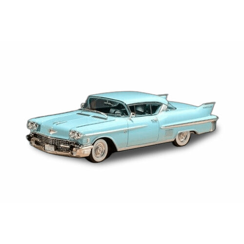 Cadillac coupe deville 1958 turquoise игрушечная машинка cadillac 62 coupe 1953