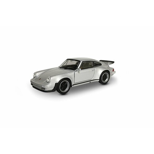 Машинка WELLY PORSCHE 911 TURBO Серый / модель машины 1:38 с пружинным механизмом