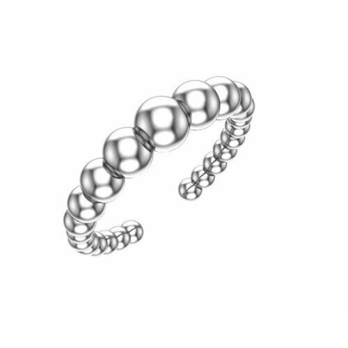 Кольцо, серебро, 925 проба, родирование, размер 17, серебряный великолепное женское кольцо квадратной формы сверкающее сверкающее свадебное кольцо с микро инкрустацией из кристалла и циркона свадебн