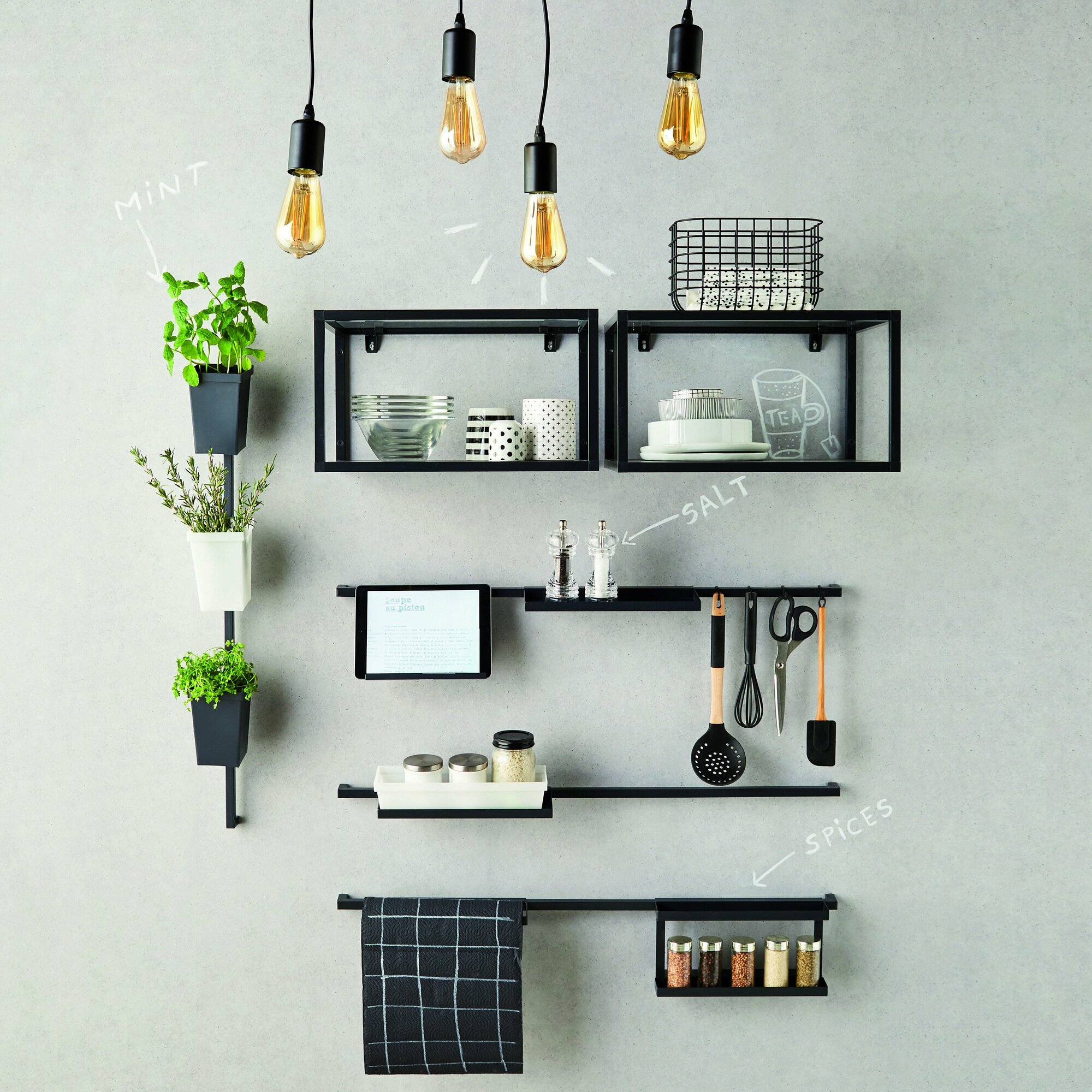 Набор крючков вертикальных Delinia ID 4.2х1.9х1.8 см, сталь, цвет чёрный, 2 шт. - фото №4