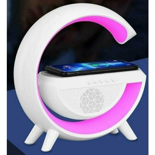 Светильник Ночник c беспроводной зарядкой для телефонаBluetooth-колонка FM радио 175000₽