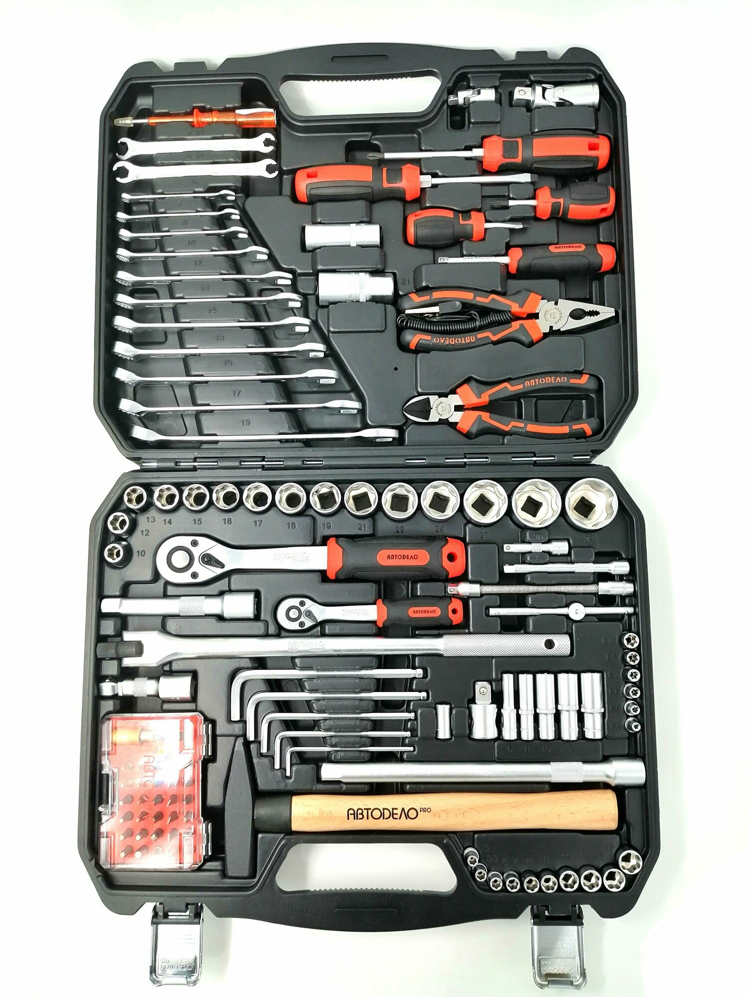 Набор инструментов 110 предметов 1/2"DR 1/4"DR АвтоDело — фото 1