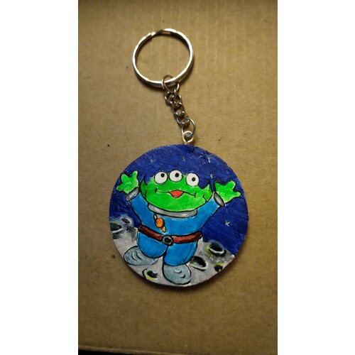 Брелок, гладкая фактура, 5 шт., зеленый