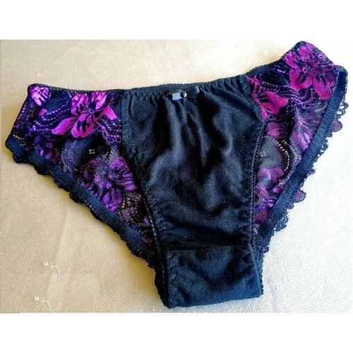 фото Трусы , размер 48, фиолетовый, бирюзовый, розовый irinan