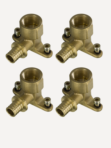 Изображение товара Водорозетка TIM - 16 x 1/2" (для труб из сшитого полиэтилена, 4шт)
