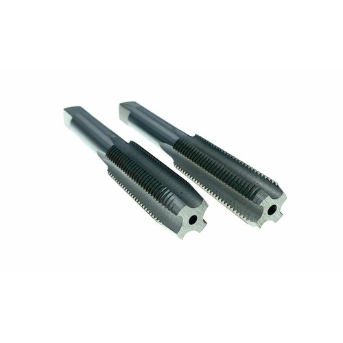 Метчик дюймовый UNC 1 8 нитей Р6М5 комплект из 2-х штук