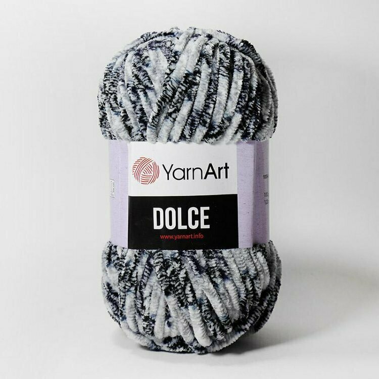 Пряжа YarnArt Dolce 100г, 120м (ЯрнАрт Дольче) цвет 801, 1шт