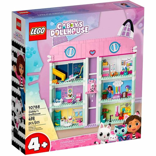 Конструктор LEGO Gabby's Dollhouse, Gabby's Dollhouse 10788 gabbys dollhouse spin master садовый игровой набор kitty fairy трансформируемый домик на дереве с фигуркой габби и кошки