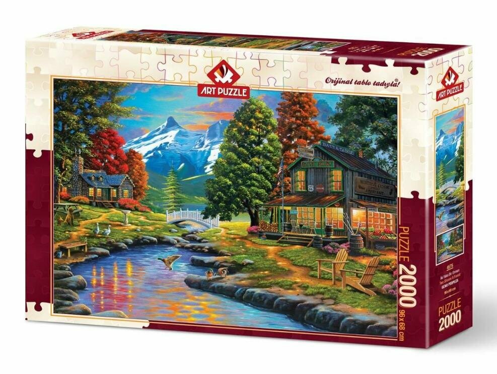 Пазл-2000 "Два берега реки в лесу" (4575) Art Puzzle - фото №1