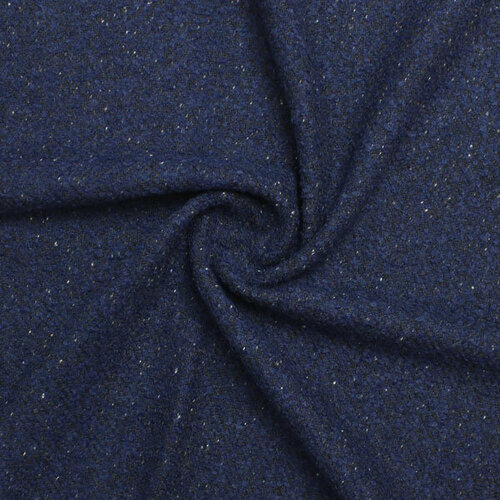 Пальтовая ткань темно-синяя Перламутр пальтовая ткань шерстяная темно синяя дагональ