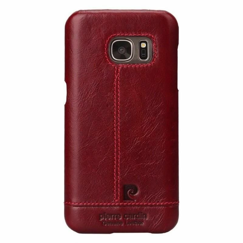 фото Кожаный чехол Pierre Cardin для Samsung Galaxy S6 Edge, красный