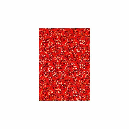 Бумага для скрапбукинга, с эффектом бархата Завитки, А4, 1 шт