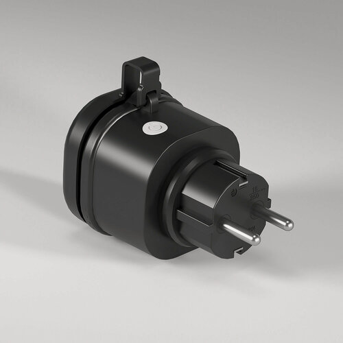 Изображение товара Умная розетка с мониторингом энергопотребления Elektrostandard 76103/00 черный IP44 Умный дом