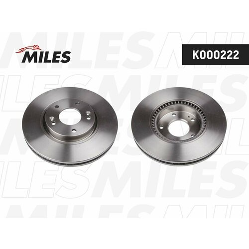 Диск тормозной передний MILES K000222 для ам Hyundai Creta 4WD ix35 Sonata NF Kia Sportage II-III 300x28 мм 5595₽