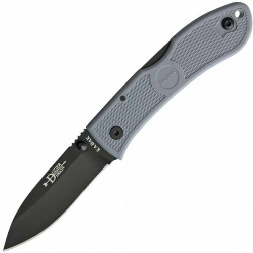 Нож складной Ka-Bar Dozier Folding Hunter, Zytel Grey Handle нож складной ka bar dozier hunter d2 blade blue handle