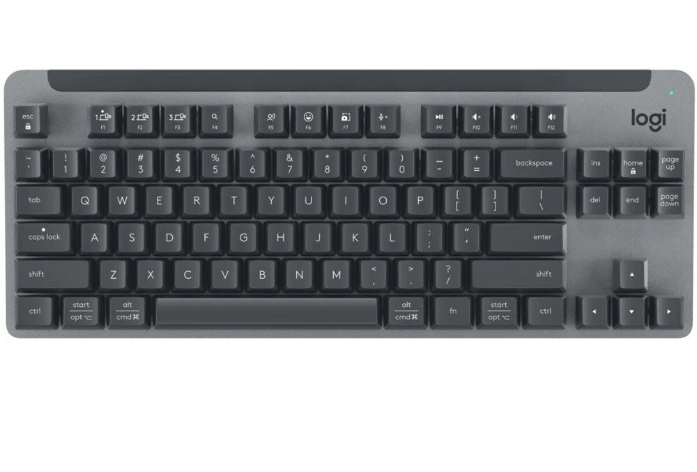 Клавиатура офисная Logitech K855 (Английская раскладка, свитчи Red, черный цвет)