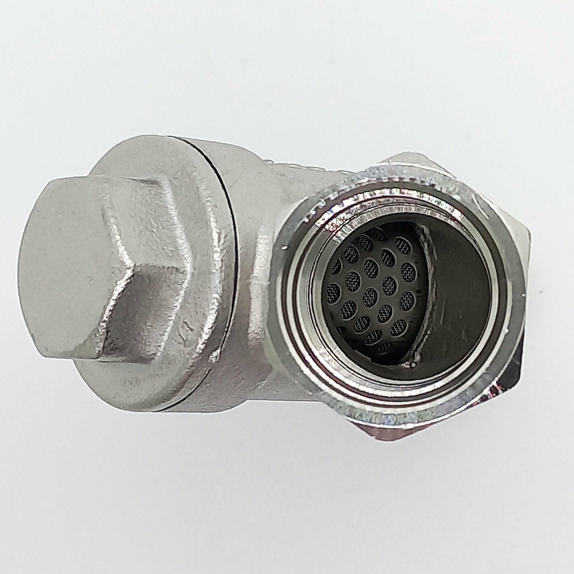 Фильтр угловой муфтовый нержавеющий AISI 304 DN40 (48.3 мм) - фотография № 9