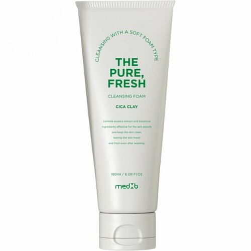 MEDB The pure, Fresh cleansing foam [Cica Clay] Освежающая очищающая пенка для умывания с экстрактом центеллы азиатской и белой глиной