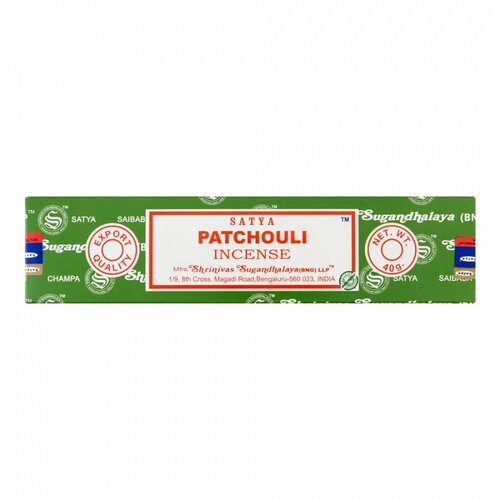 Благовония Patchouli Incense Satya | Сатья 40 гр