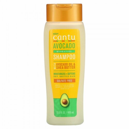 Cantu, Avocado Hydrating Shampoo, Dry, Brittle Hair, 13.5 fl (400 ml)