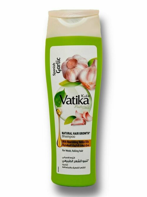 Dabur Vatika, Шампунь для волос Naturals (Garlic) - С чесноком 200мл