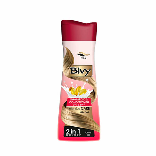 Шампунь-кондиционер для волос 2в1 Bivy Creamy Shampoo 2 in 1 With Olive Oil 600 мл